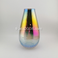 Vase de table en verre multicolore